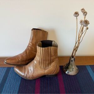 Free People Tan Ankle Boots